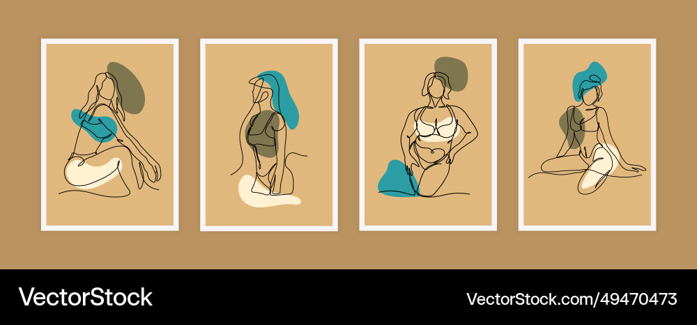 Frau Körper Linie Kunst nackt schöne Frau Frau Körper Linie Kunst nackt schöne Frau vektorbild