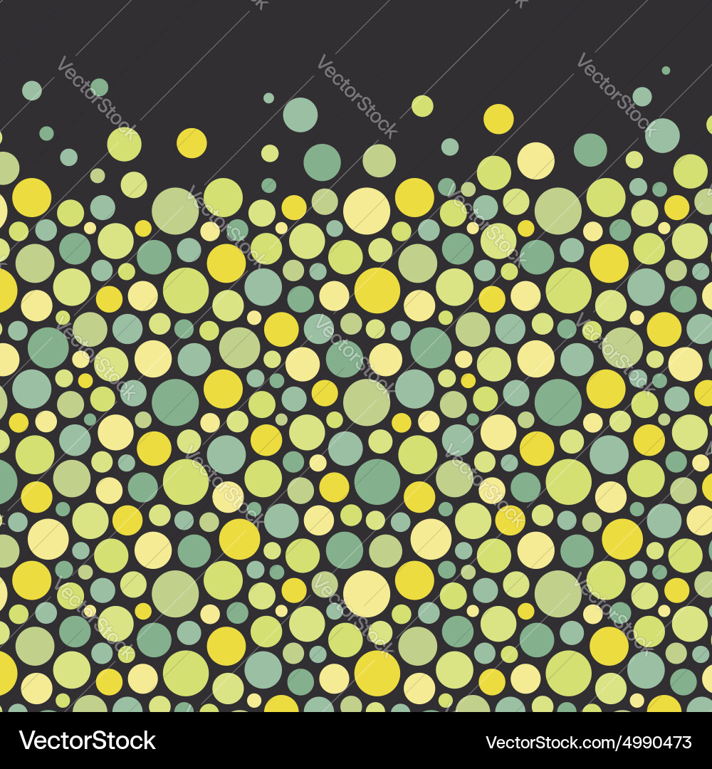 Mosaic Color Circles Background Vector Image
