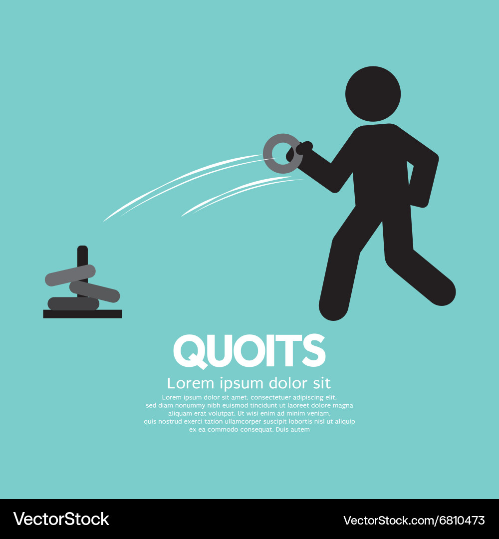 Quoits Game Recreation Vector Image