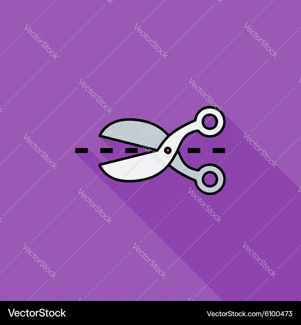 Scissors icon vector image