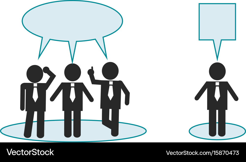 Thinking is different from other people Vector Image