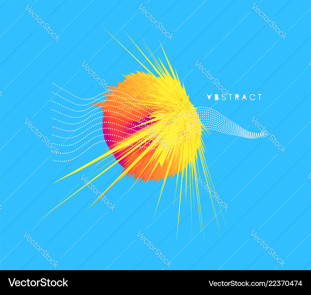 Background with exploding rays cover design Background with exploding rays cover design vector image