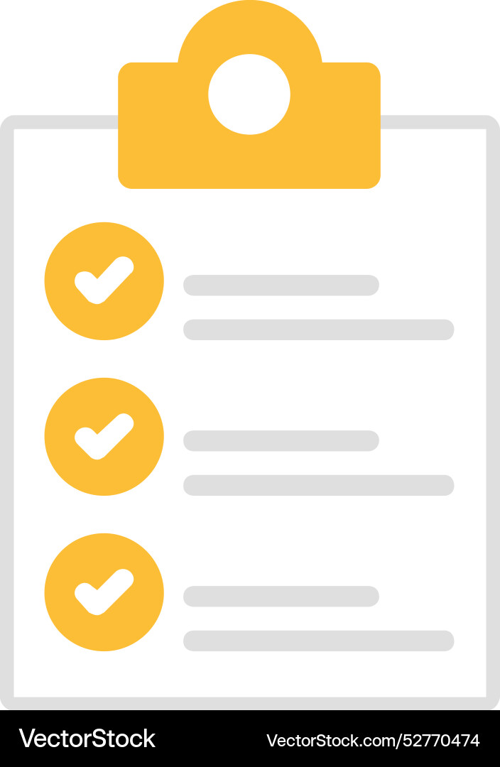 Check list icon design Vector Image