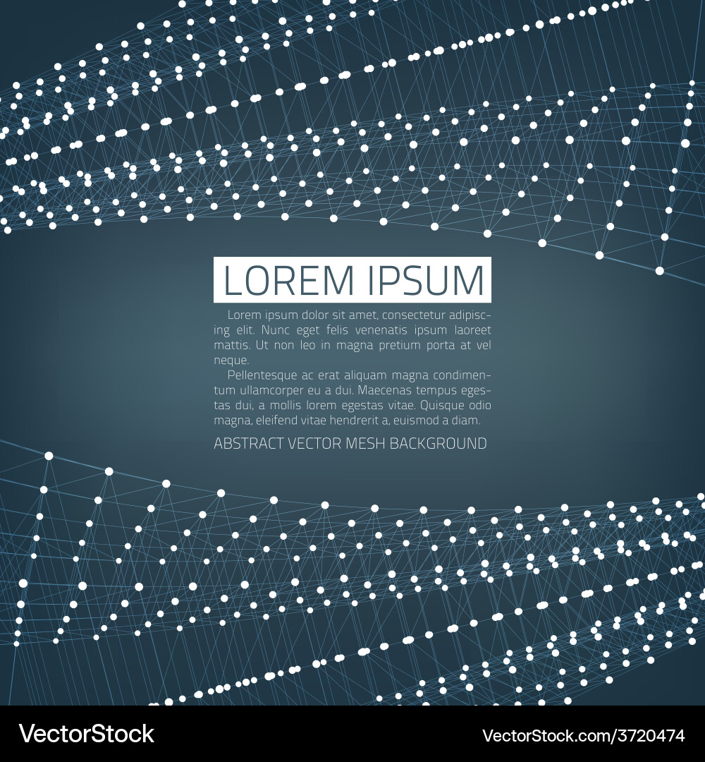 Dynamic Mesh Background vector image