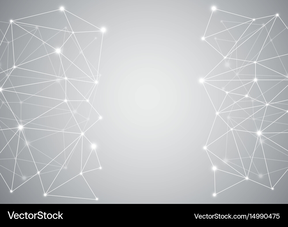 Abstract computer generated on white background vector image