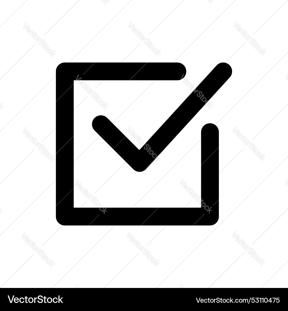 Checkbox icon vector image