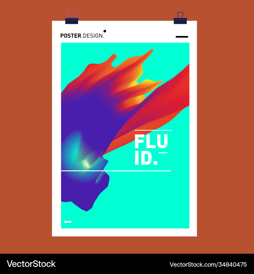 Colorful abstract fluid gradient pattern Colorful abstract fluid gradient pattern vector image