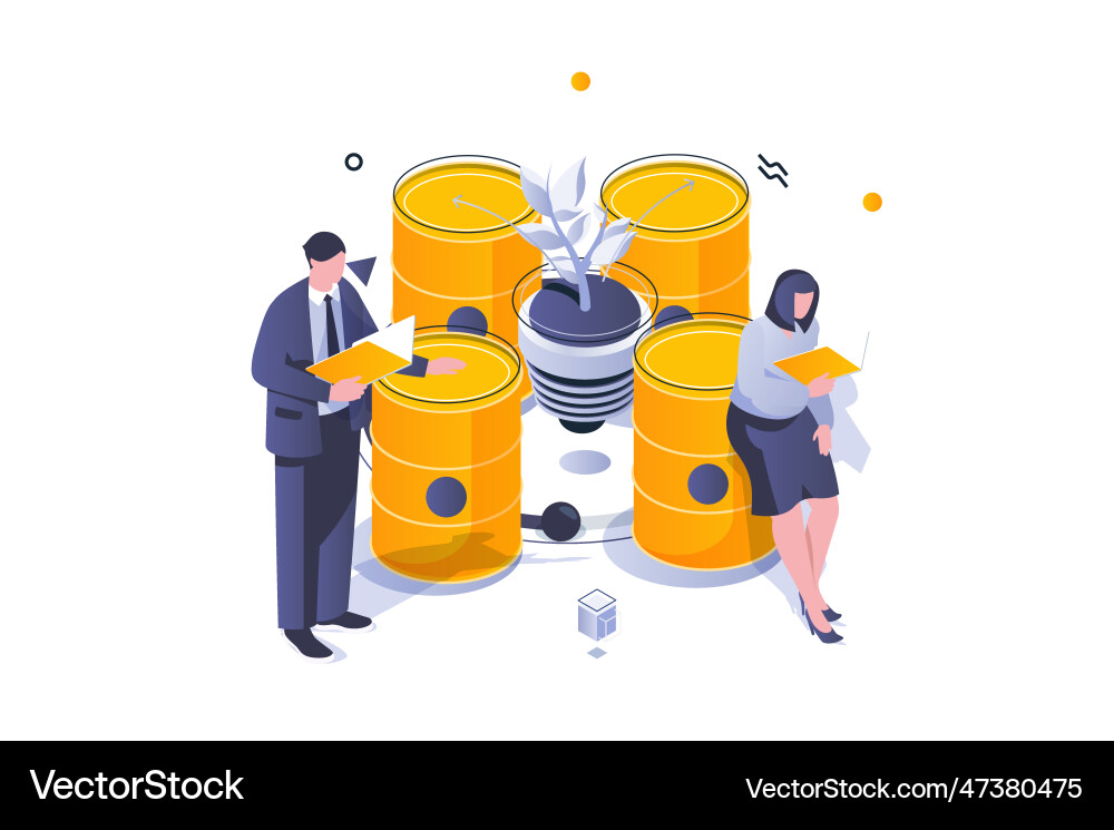 Eco lifestyle concept in 3d isometric design Eco lifestyle concept in 3d isometric design vector image