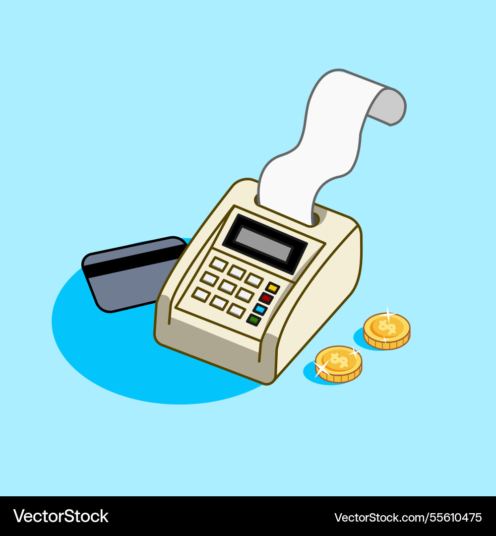 Electronic data capture edc machine Electronic data capture edc machine Vector Image