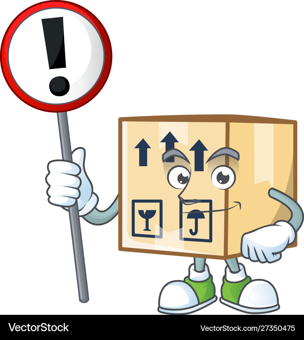 Mit Schildkasten Karton schließen für Warenverpackung Mit Schildkasten Karton schließen für Warenverpackung vektorbild