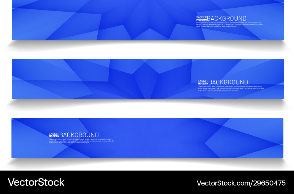 Modern web banner background abstract template Modern web banner background abstract template vector image