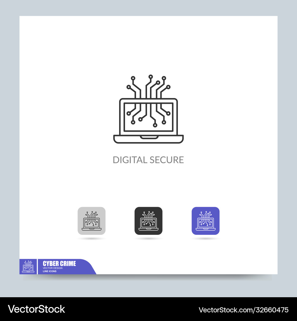 Moderne Cyber-Kriminalität Symbol Logo Grafik Moderne Cyber-Kriminalität Symbol Logo Grafik vektorbild