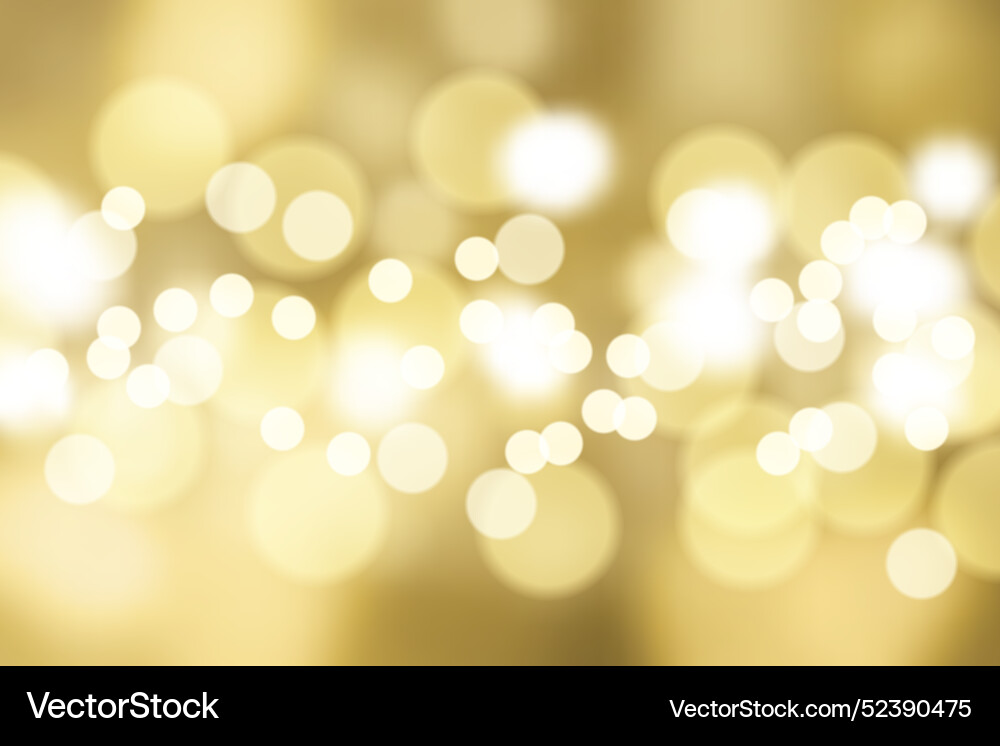 Realistic bokeh background Vector Image