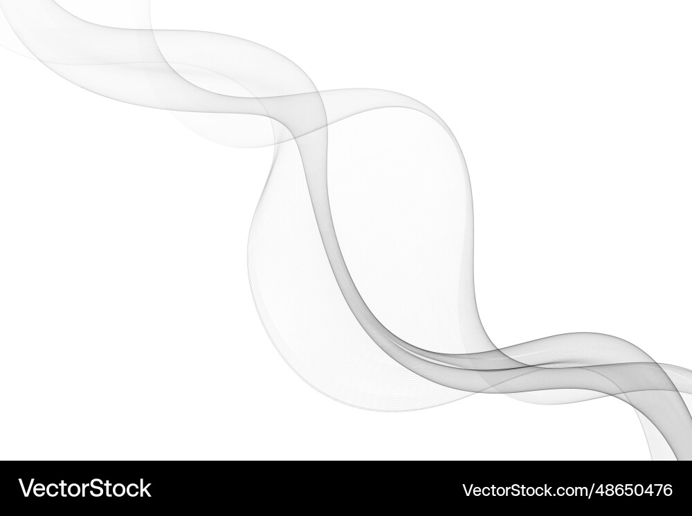 Abstract smooth gray wavy wave background Abstract smooth gray wavy wave background Vector Image
