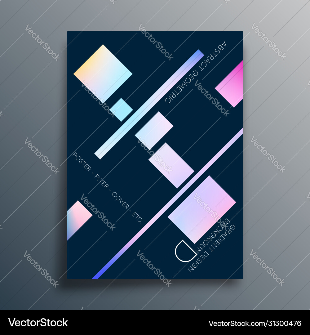 Abstraktes Hintergrunddesign mit linearem Gradienten Vektorbild