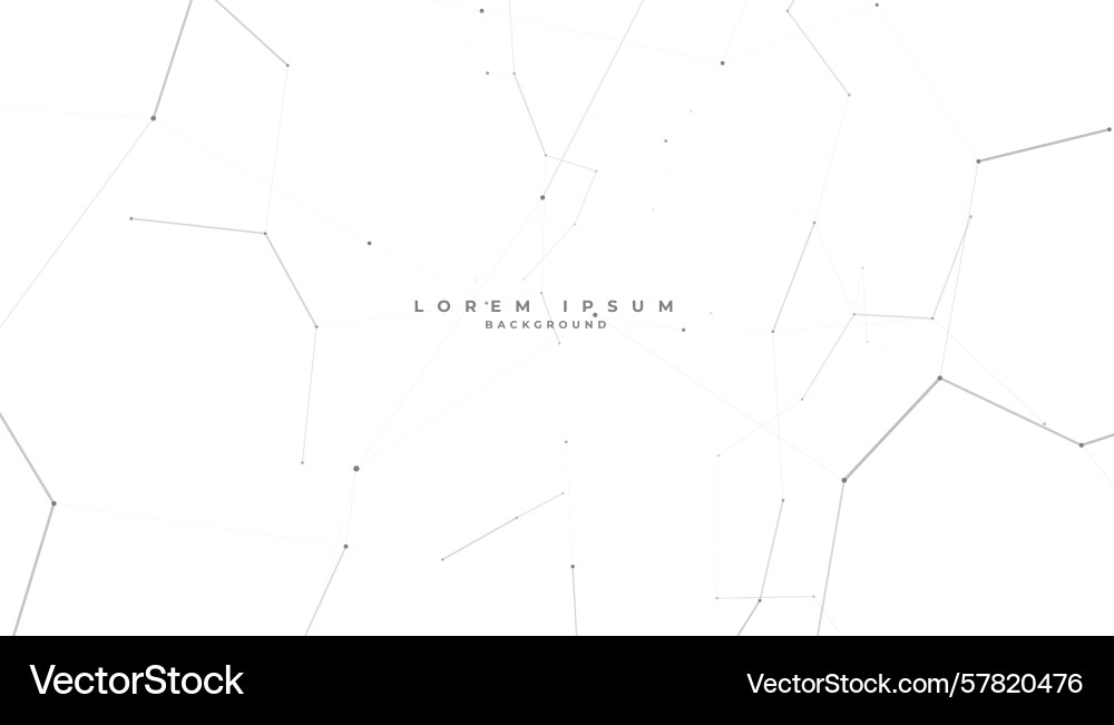 Futuristic web network abstract structure white vector image