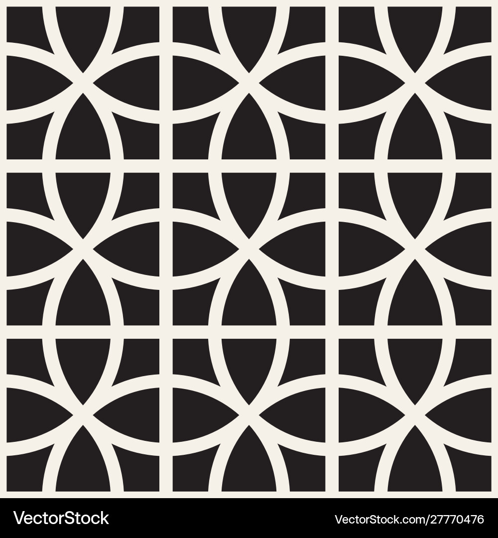 Geometric Lattice Pattern vector image