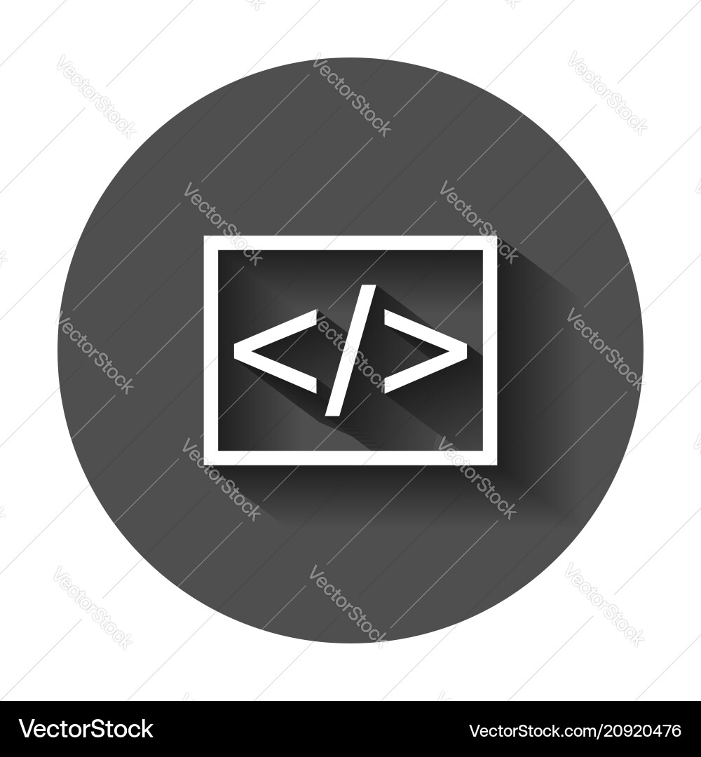 Open source business icon in flat style api Open source business icon in flat style api vector image