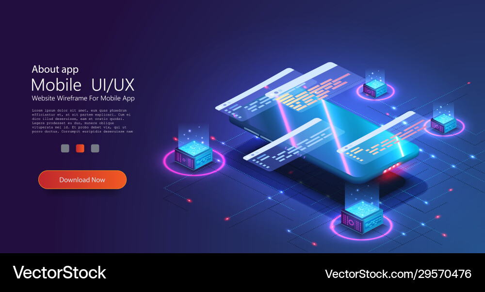 Programmierung und Softwareentwicklung Webseite Programmierung und Softwareentwicklung Webseite vektorbild