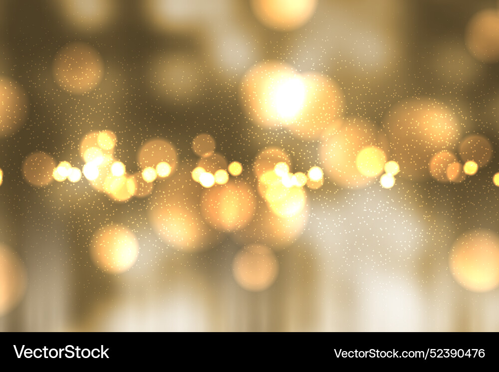 Realistic bokeh background Vector Image