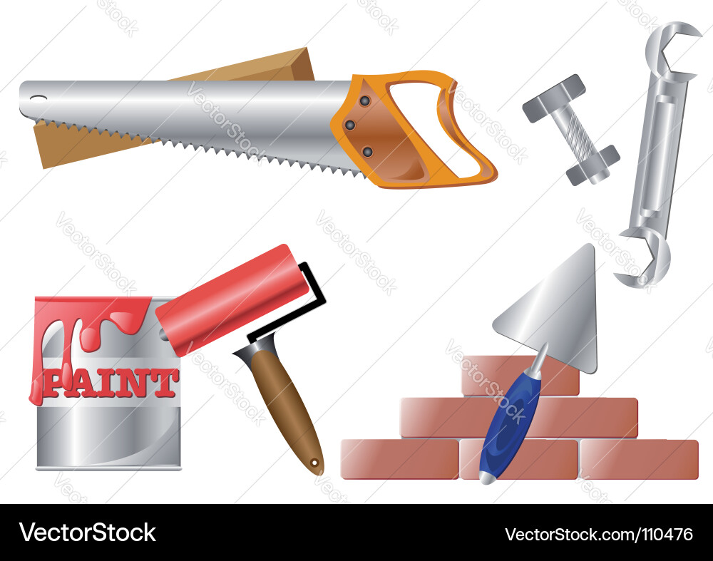 Tool Collection Vector Image