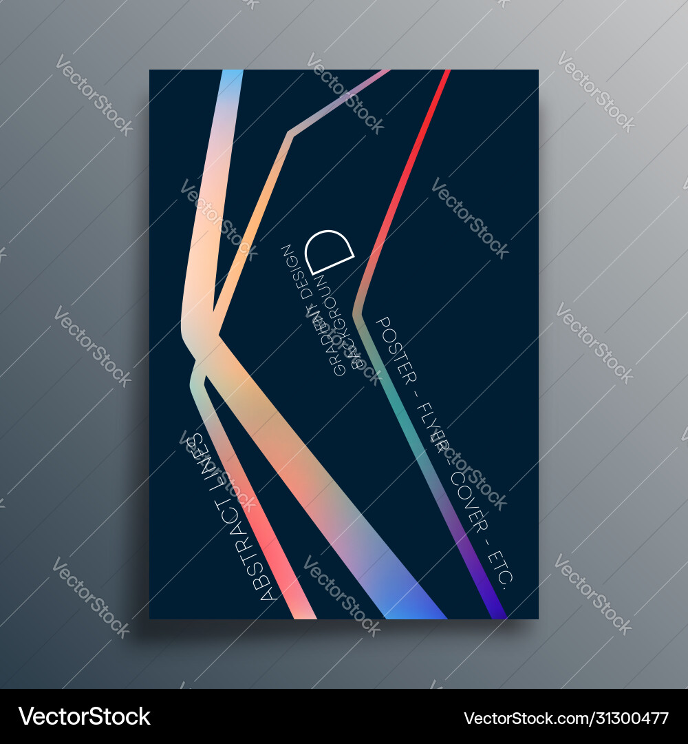 Abstraktes Hintergrunddesign mit linearem Gradienten Vektorbild