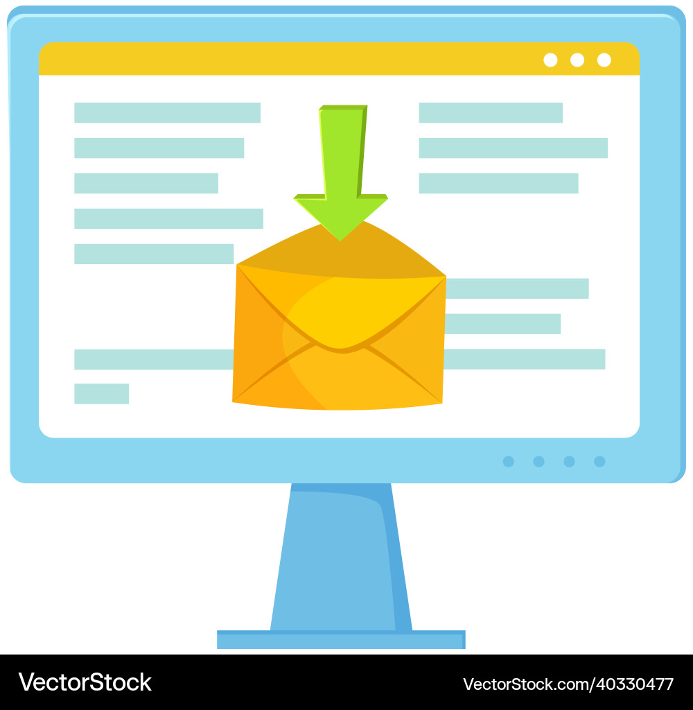 Email with envelope sending Email with envelope sending vector image