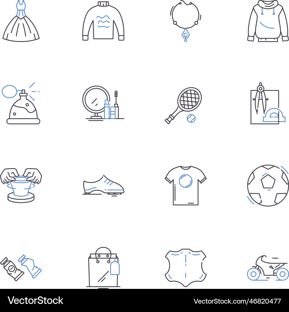 Invention line icons collection creativity Invention line icons collection creativity vector image