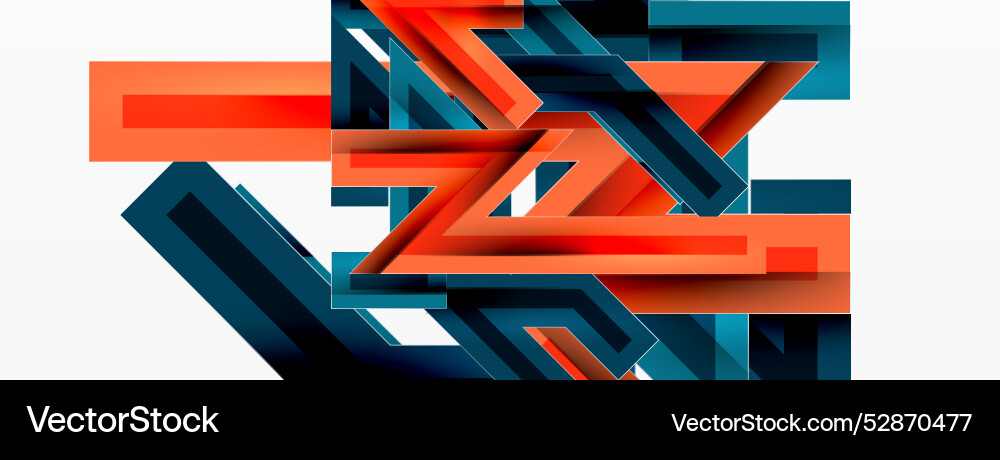 Line zig zag dynamic geometric abstract background Line zig zag dynamic geometric abstract background Vector Image