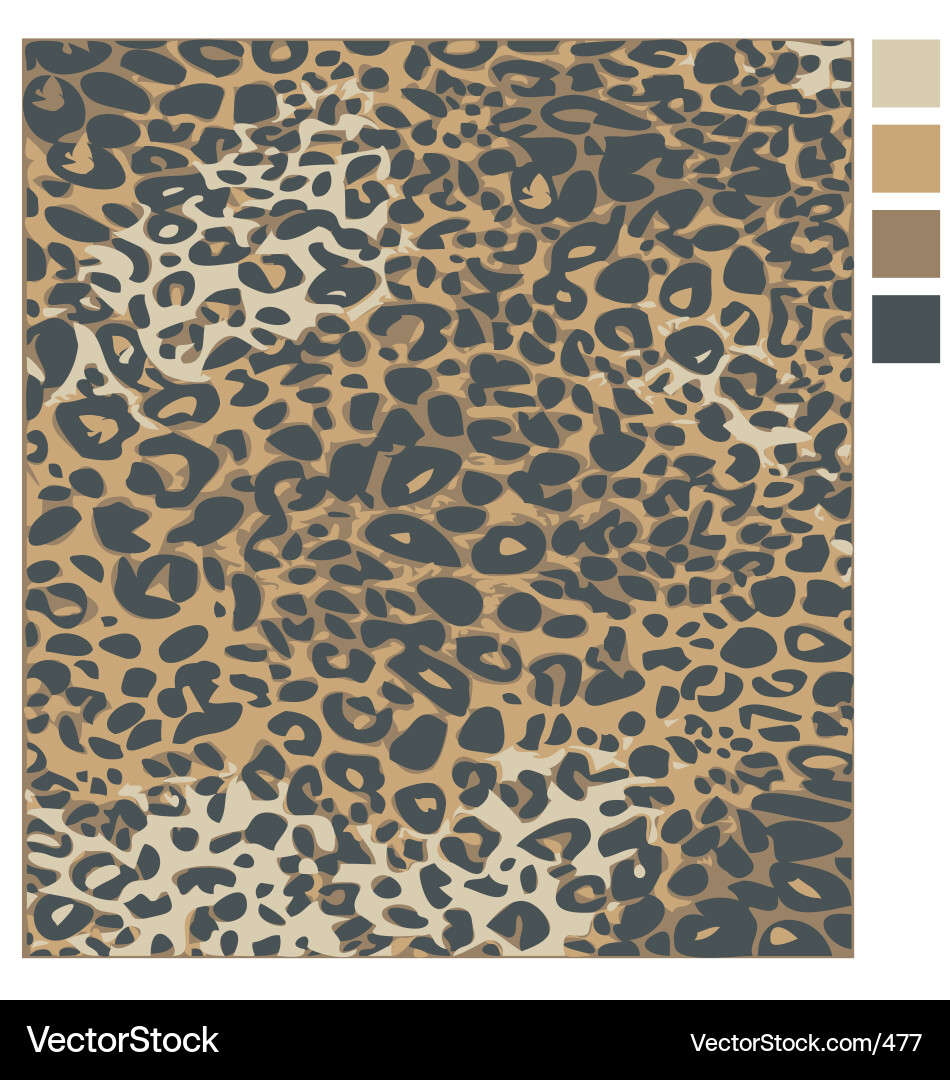 Luxurious Leopard Print Vector Image
