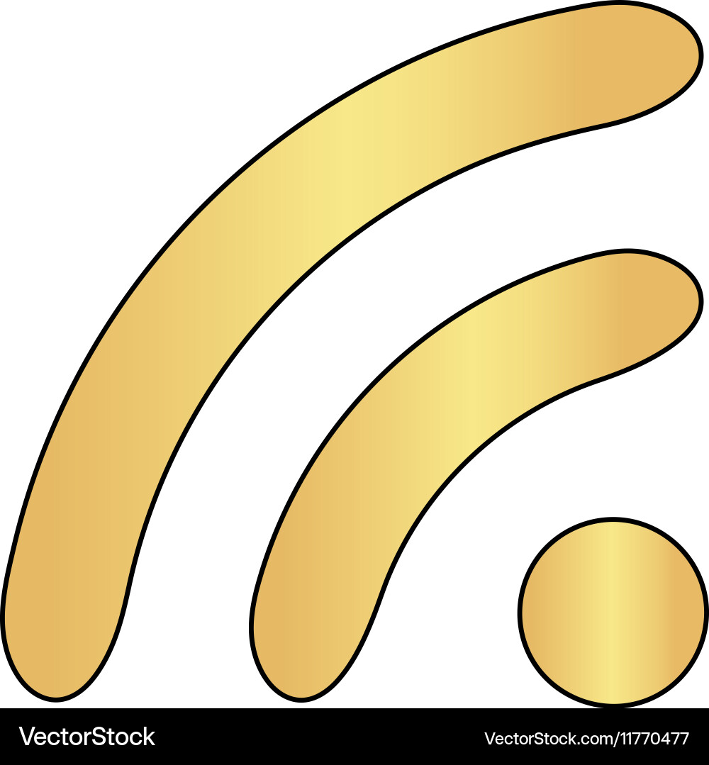 Wifi zone computer symbol vector image