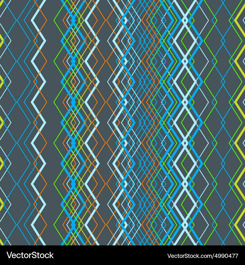 Zigzag seamless pattern vector image