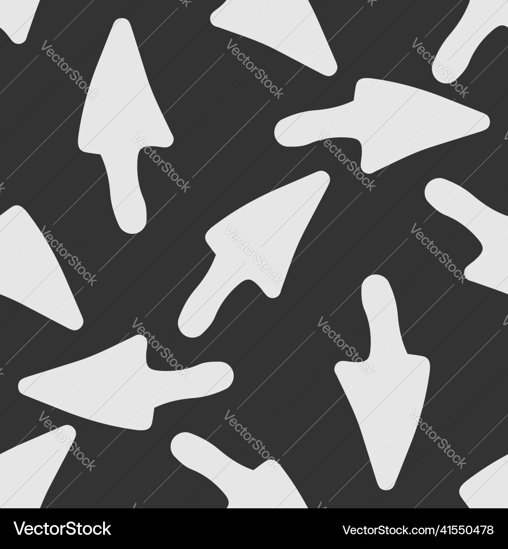 A pattern of white cursor on gray one A pattern of white cursor on gray one vector image