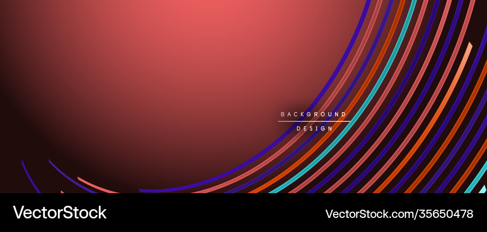 Abstract colorful lines background Vector Image