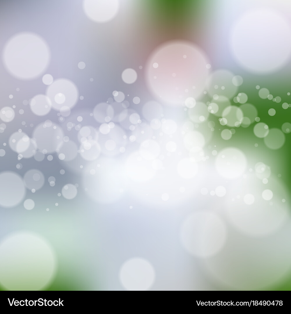 Blurred background with bokeh effect Vector Image