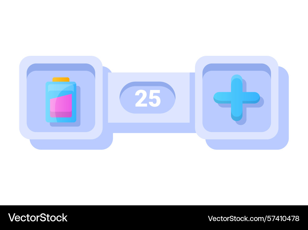 Game ui button mobile application Game ui button mobile application vector image