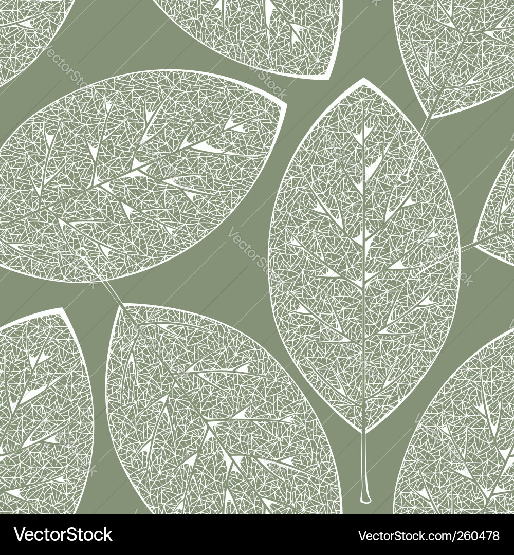 Leaf Pattern Vector Image