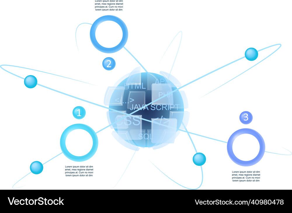 Web application creation infographic chart design Web application creation infographic chart design vector image