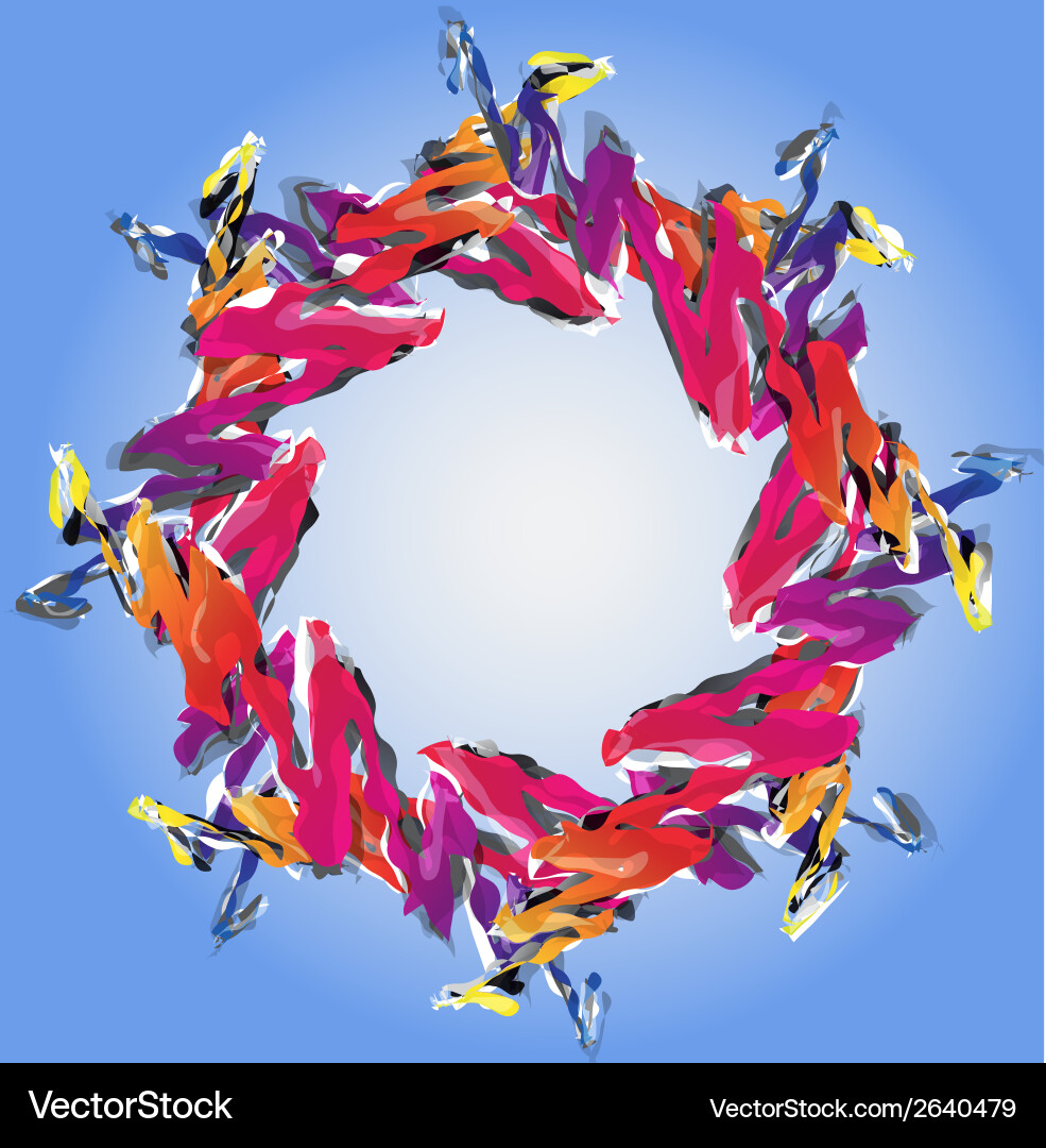 Abstract colorful background modern design pattern vector image