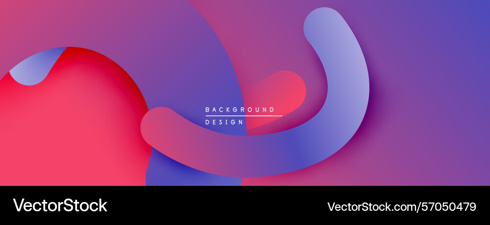Abstract fluid shapes overlap creating vibrant Abstract fluid shapes overlap creating vibrant vector image