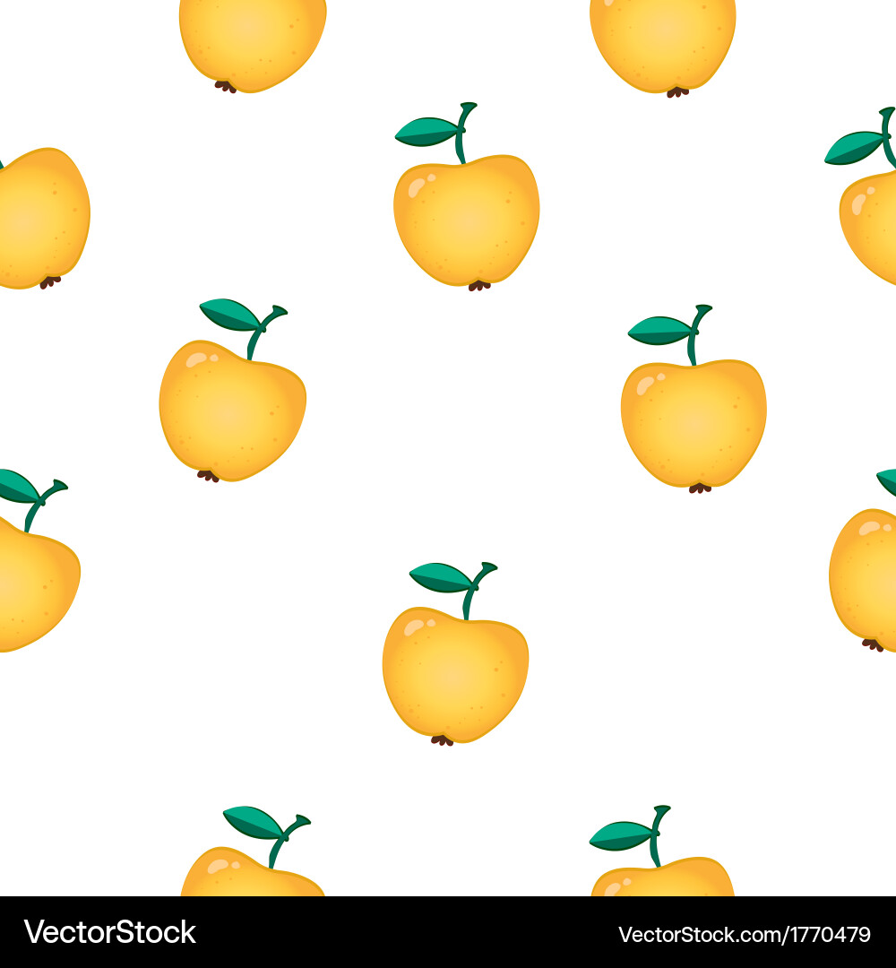 Apple pattern resize vector image