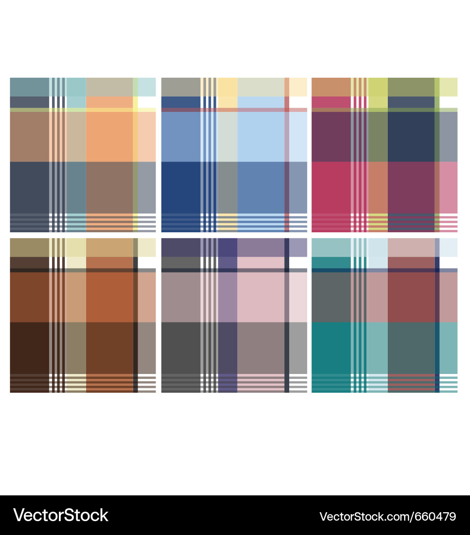 Checkerboard Fabric Pattern vector image