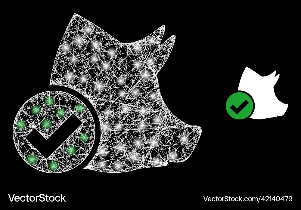 Flare web model valid pork with color glare spots Flare web model valid pork with color glare spots Vector Image