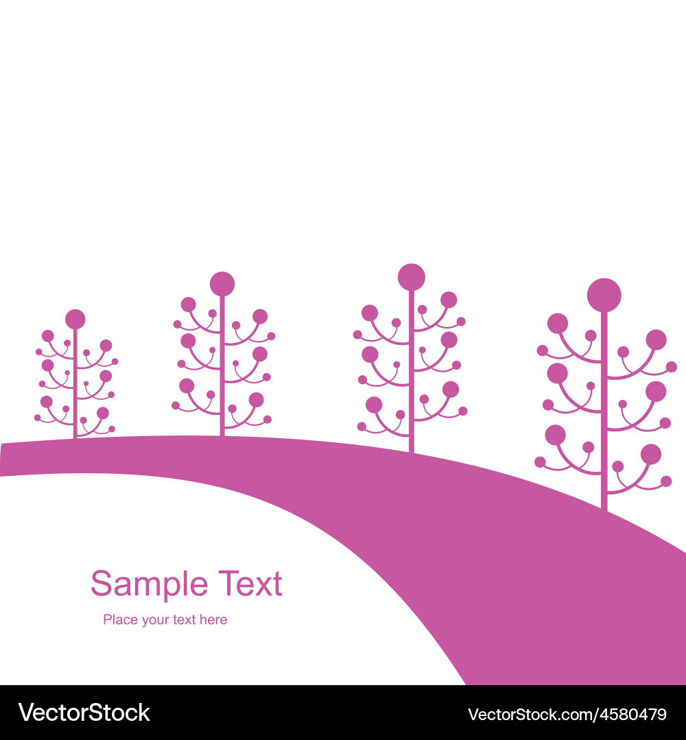 Simple tree Vector Image