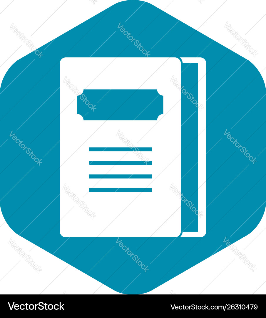 Tutorial icon simple style Tutorial icon simple style Vector Image