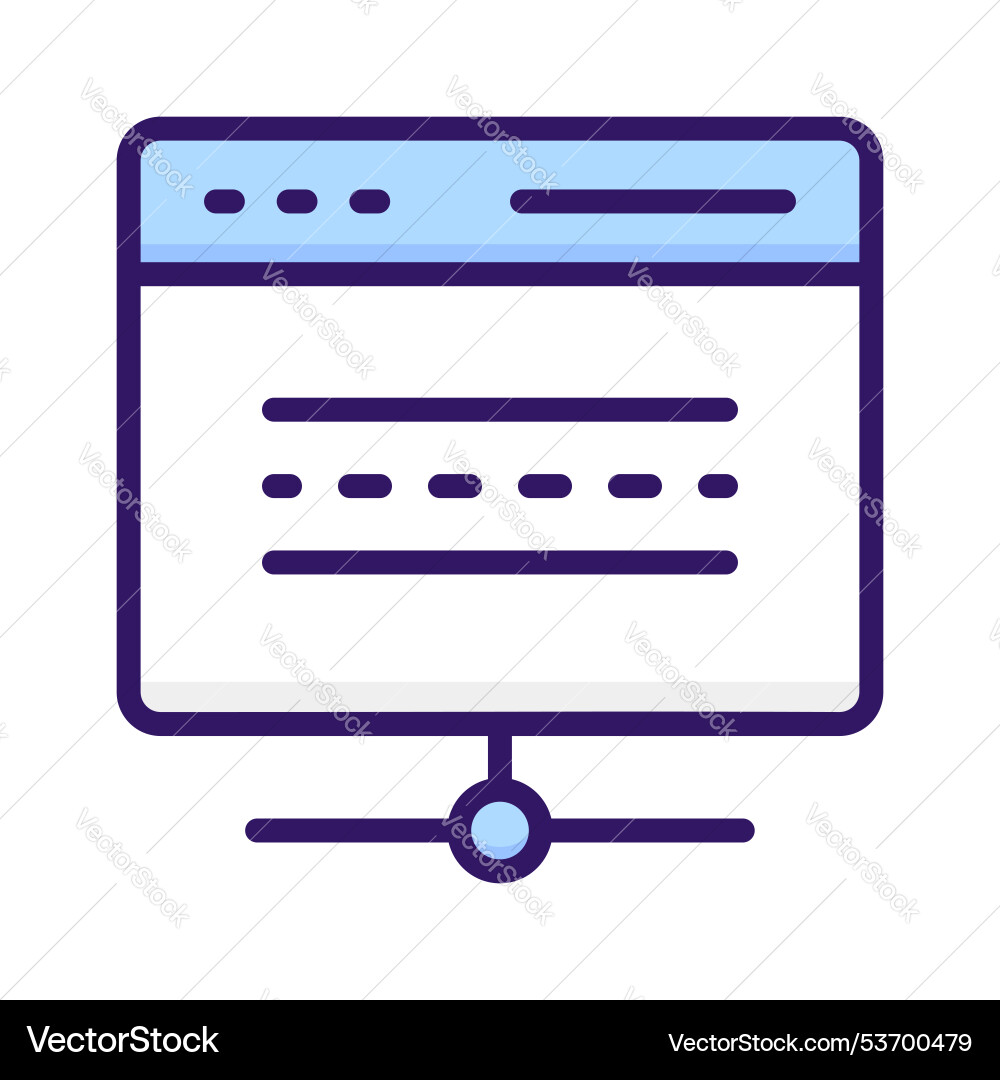 Web hosting Vector Image