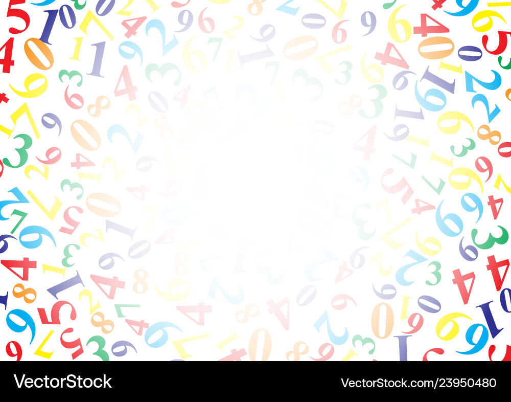 Background with numbers copy space Background with numbers copy space vector image