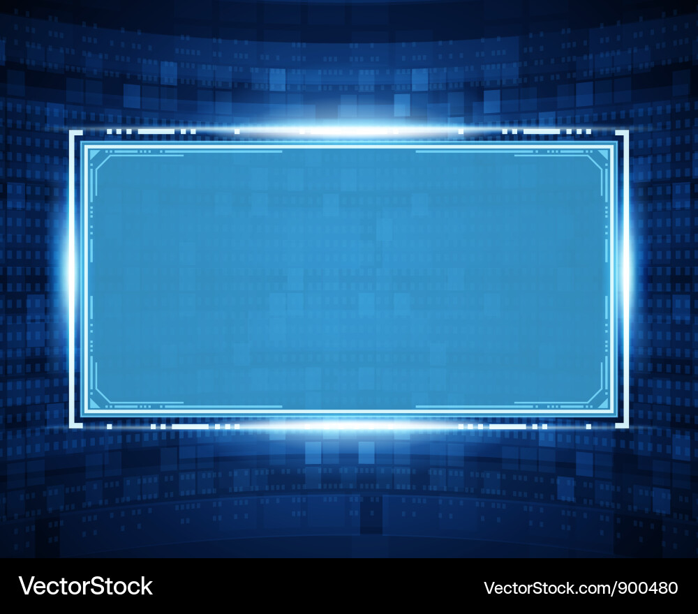 Digital Abstract Space Background Vector Image