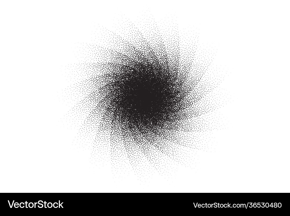 Dotwork swirl pattern background spiral noise Dotwork swirl pattern background spiral noise vector image