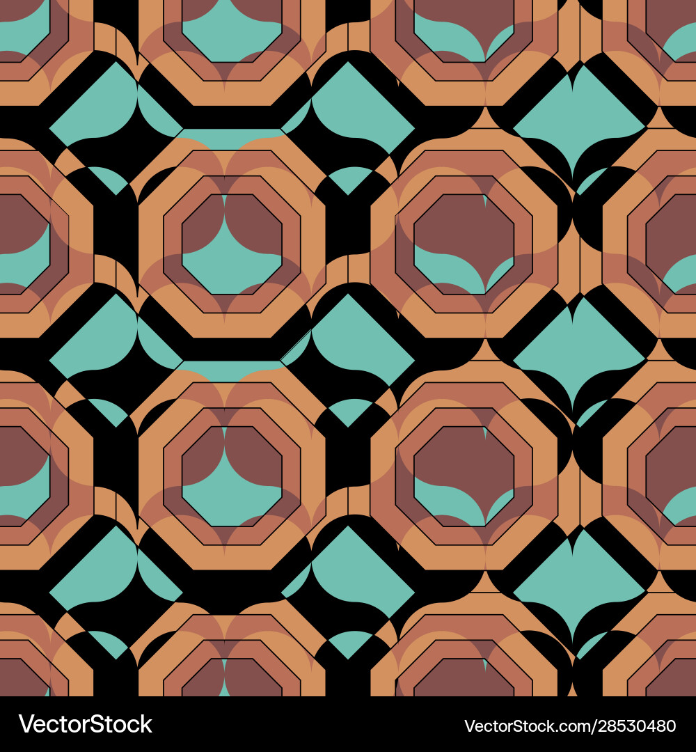 Geometric abstract pattern with hidden hearts Geometric abstract pattern with hidden hearts Vector Image